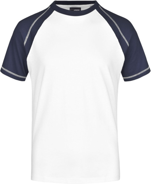 White/navy