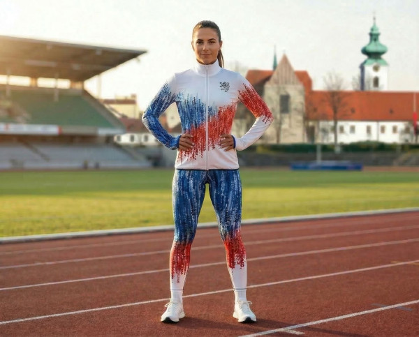 Mikina Trikolora Czechia dámská rozepínací (2)