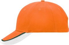 Orange/dark green/white