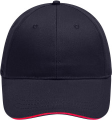 Navy/red