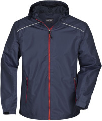 Navy/red