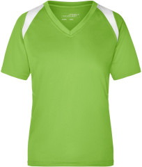 Lime green/white