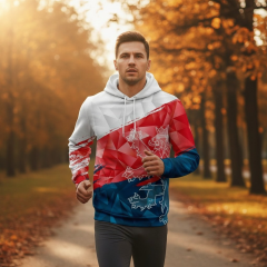 Mikina hoodie Trikolora Patriot pánská