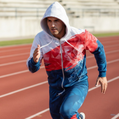 Mikina Trikolora Patriot pánská rozepínací