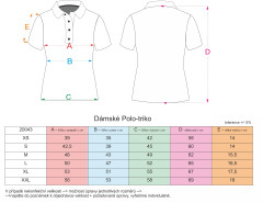 Polo triko Trikolora Czechia dámské (5)